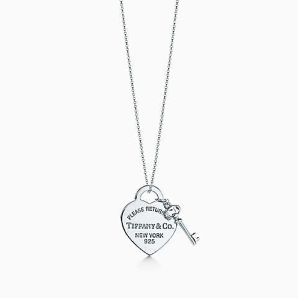 Tiffany & Co Lock and Key necklace
